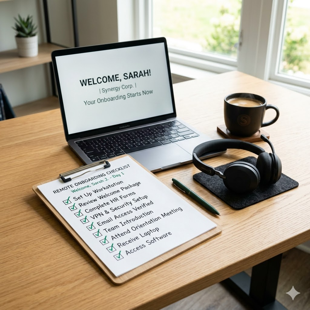 Remote legal VA onboarding checklist