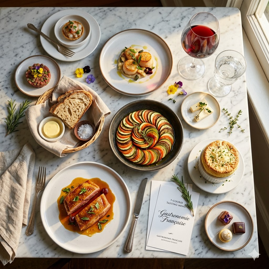 Gusteau tasting menu